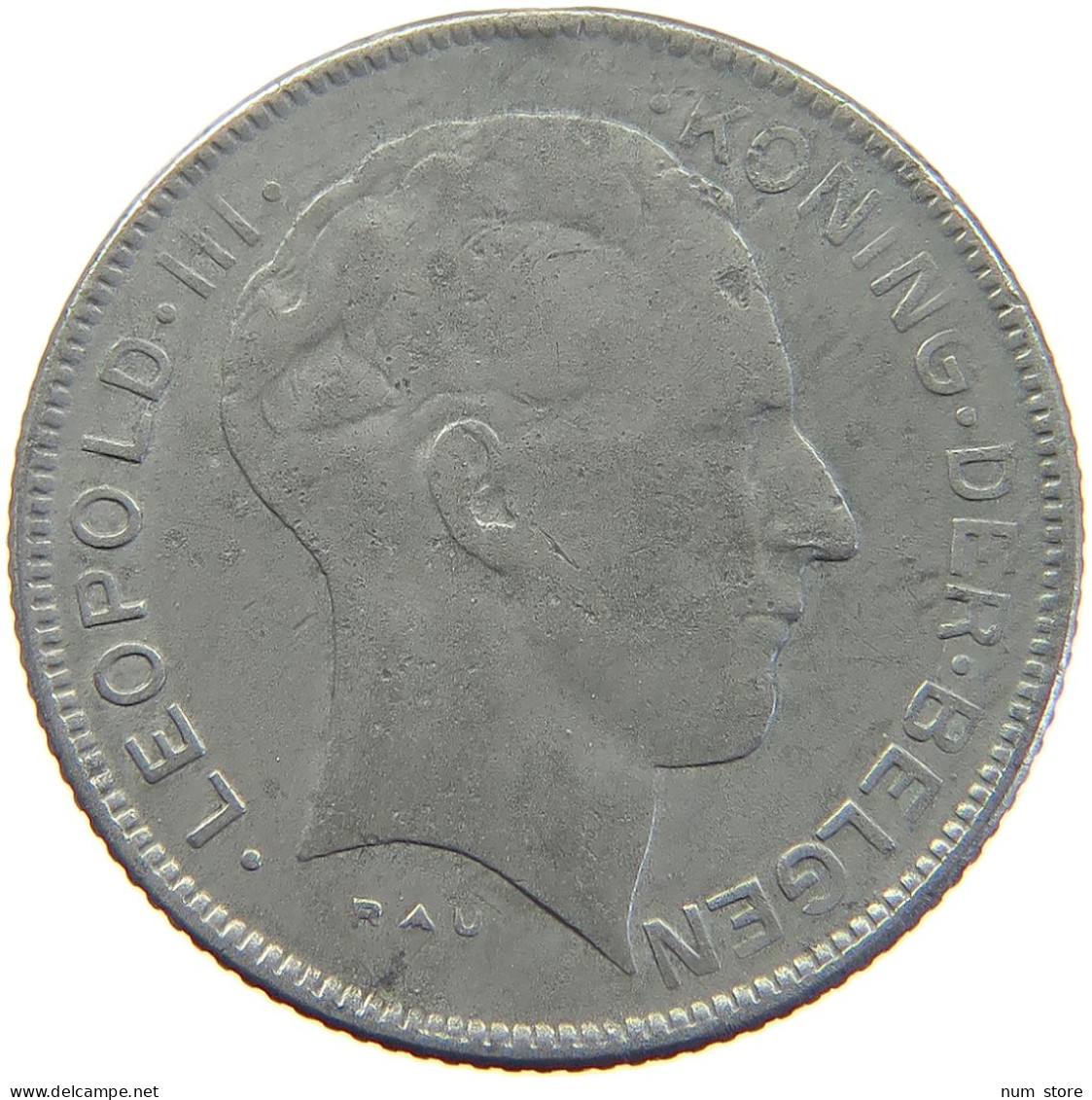 BELGIUM 5 FRANCS 1941 #a074 0431 - 5 Francs