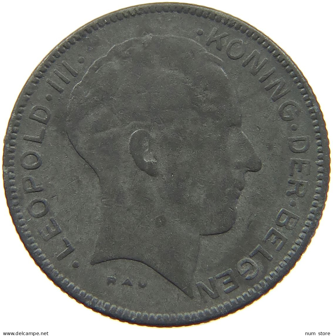 BELGIUM 5 FRANCS 1941 #a006 0127 - 5 Francs