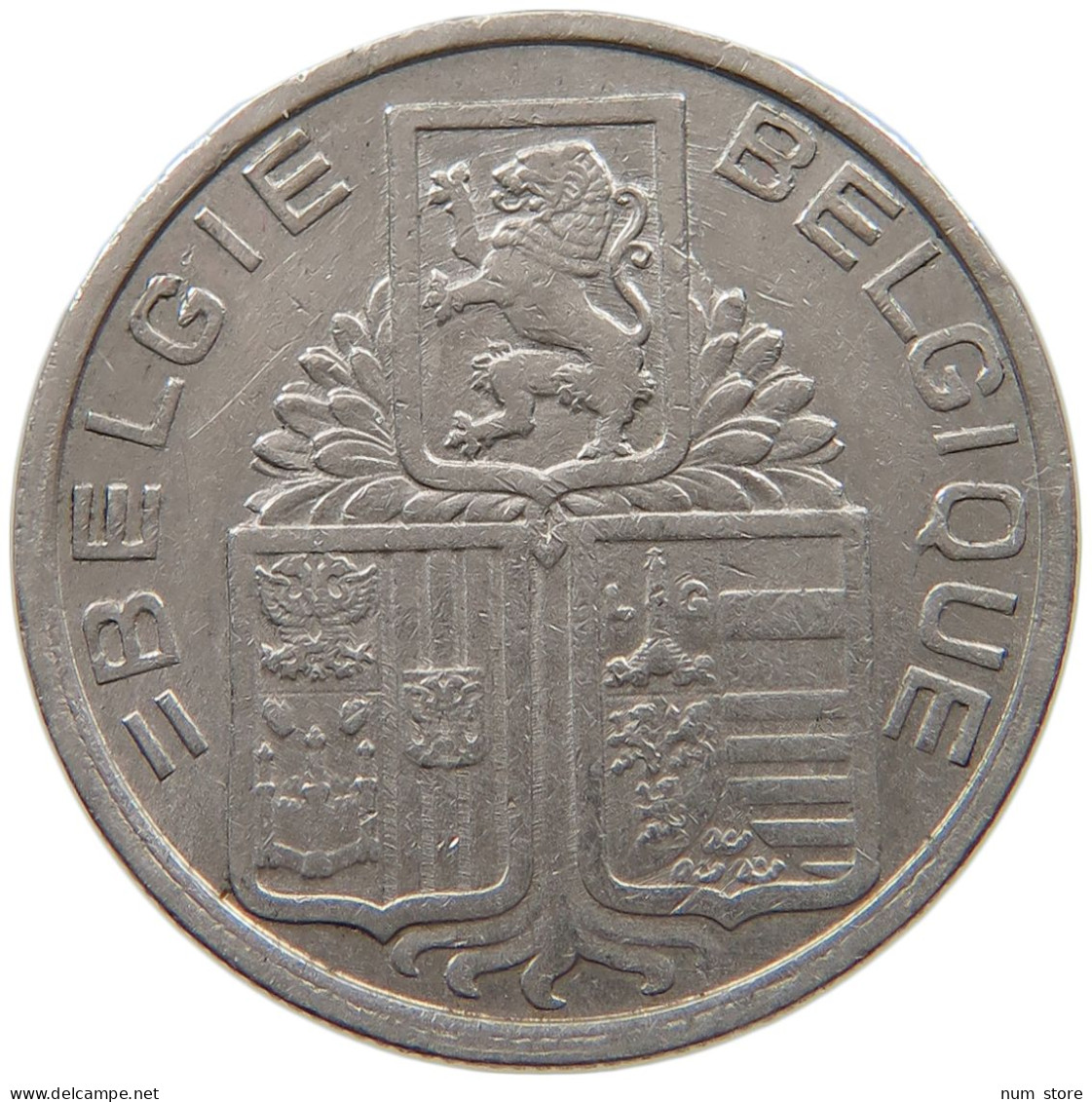 BELGIUM 5 FRANCS 1939 #a034 0603 - 5 Francs