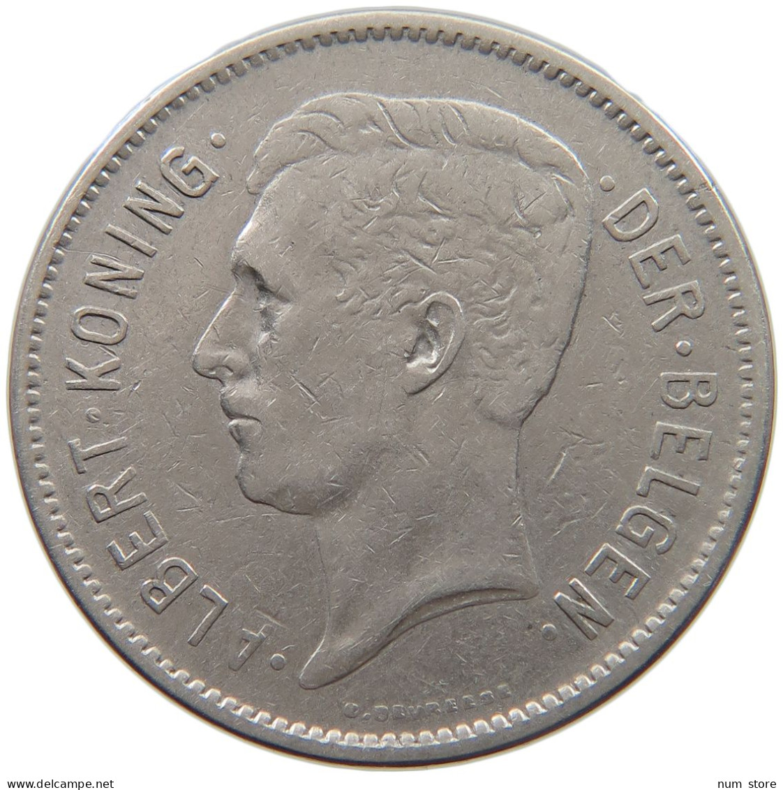 BELGIUM 5 FRANCS 1931 #c008 0483 - 5 Francs & 1 Belga