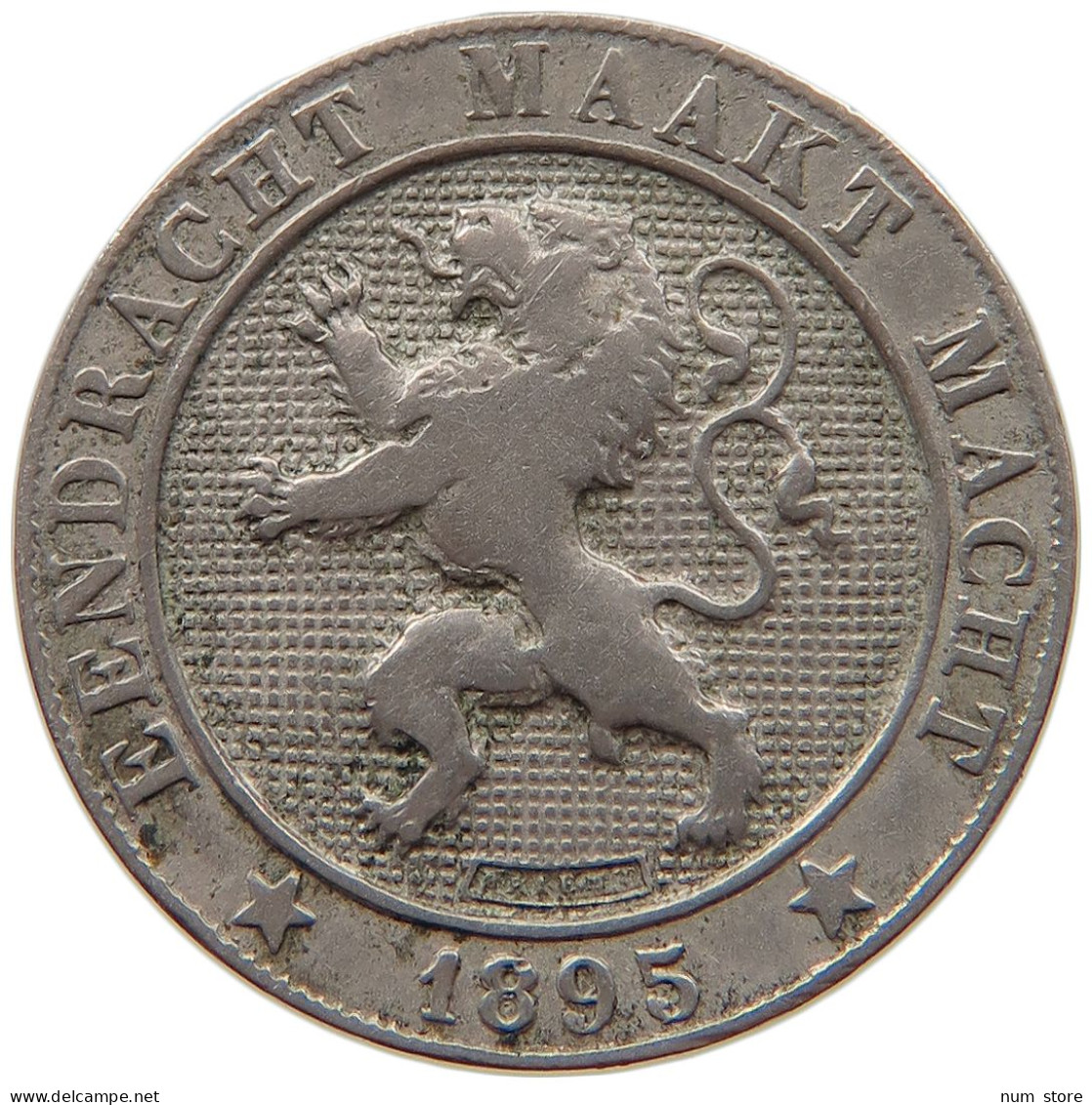 BELGIUM 5 CENTIMES 1895 #s026 0131 - 5 Cent