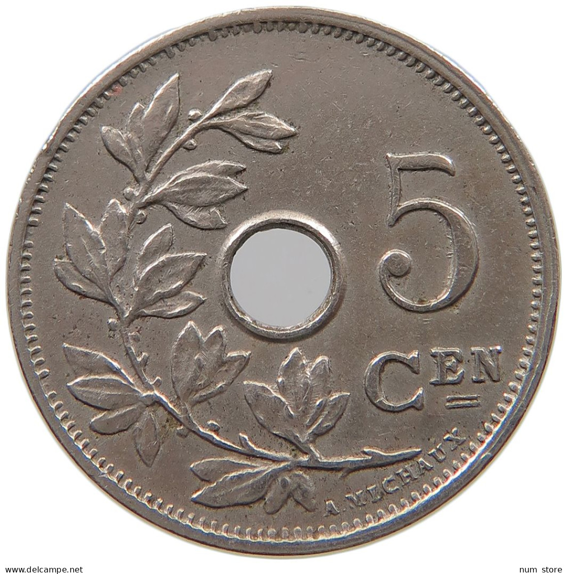 BELGIUM 5 CENTIMES 1928 #a046 0641 - 5 Cent