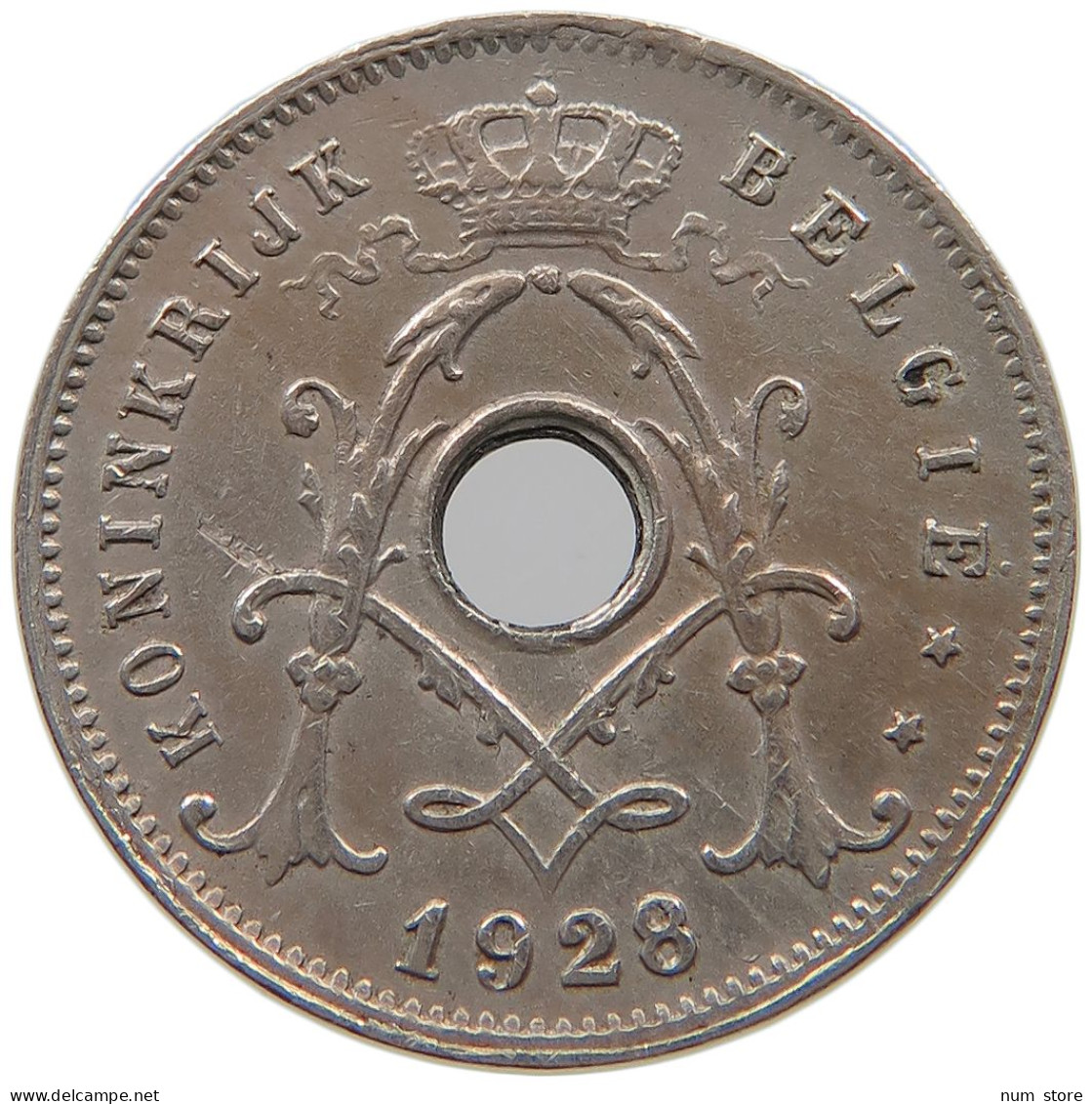 BELGIUM 5 CENTIMES 1928 #a046 0641 - 5 Centimes