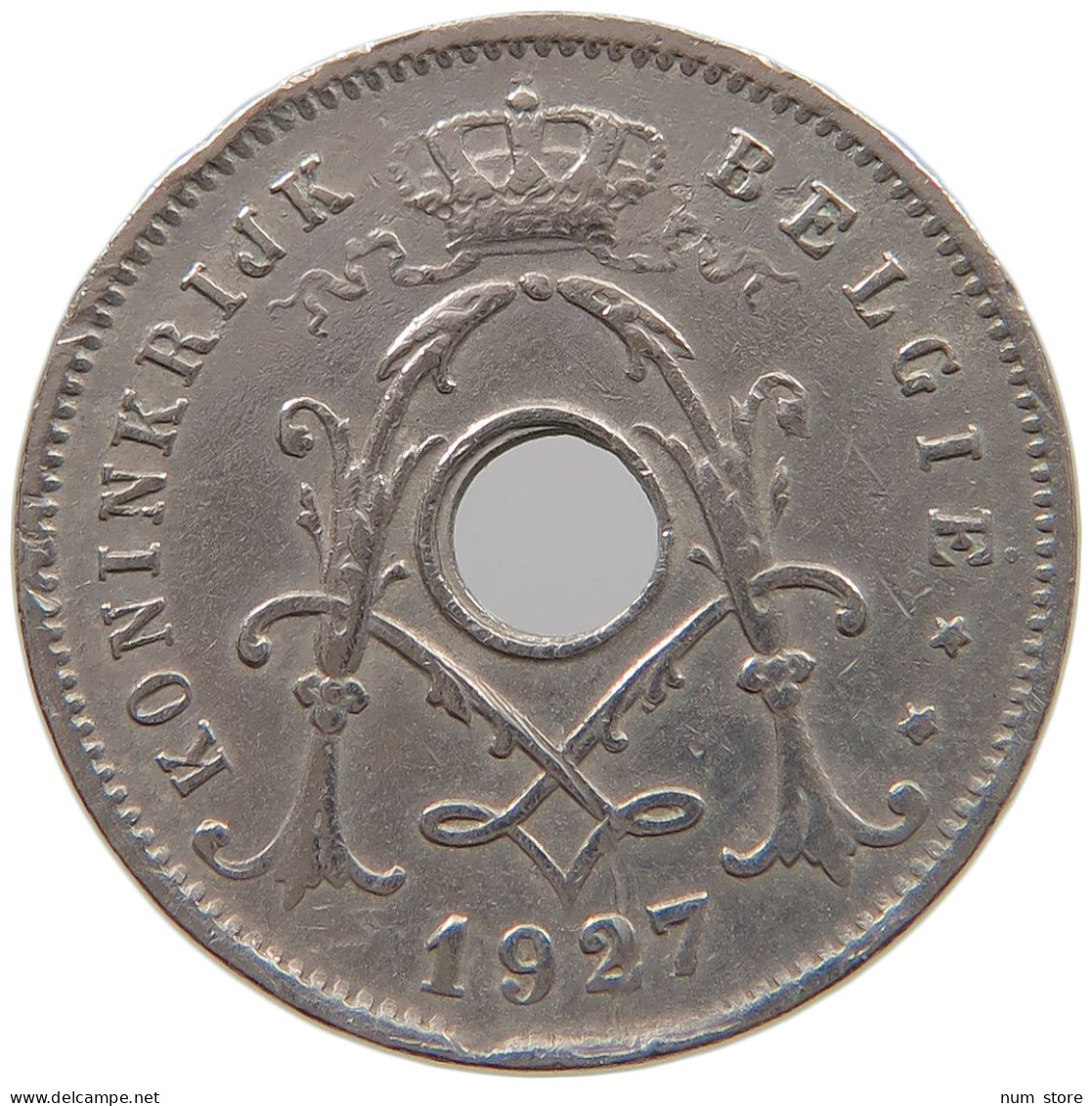 BELGIUM 5 CENTIMES 1927 #a080 0531 - 5 Cents