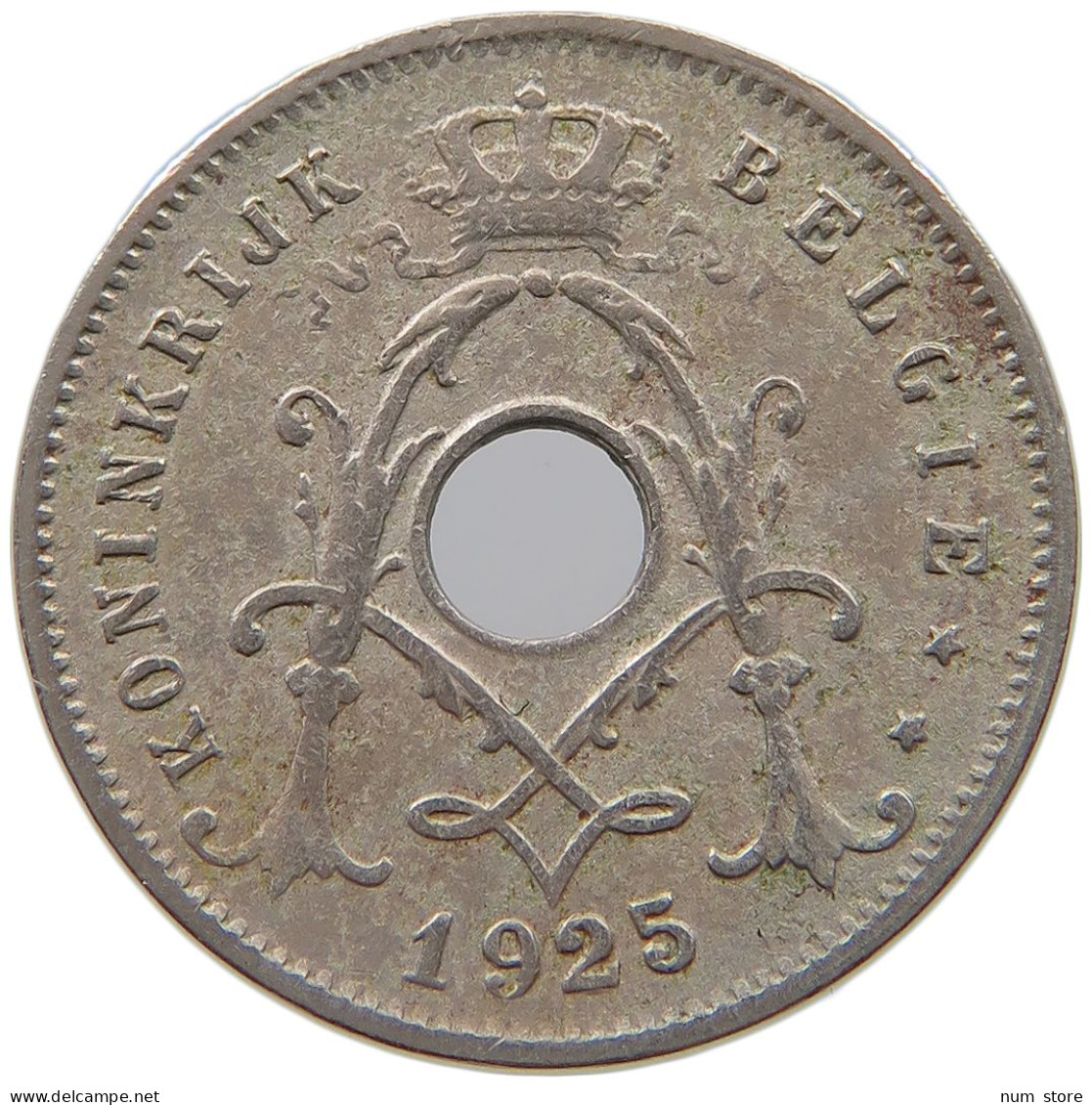 BELGIUM 5 CENTIMES 1925 #a073 0185 - 5 Cents