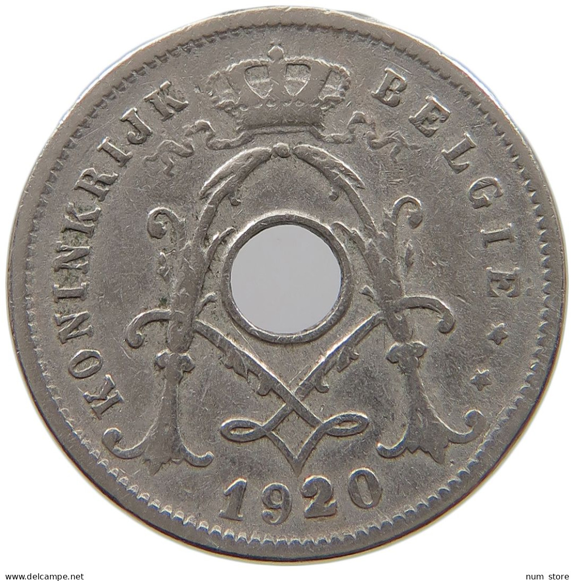 BELGIUM 5 CENTIMES 1920 #a073 0173 - 5 Cents