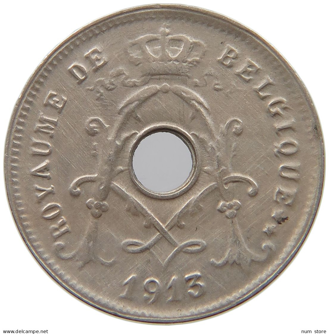 BELGIUM 5 CENTIMES 1913 #s040 0599 - 5 Cent