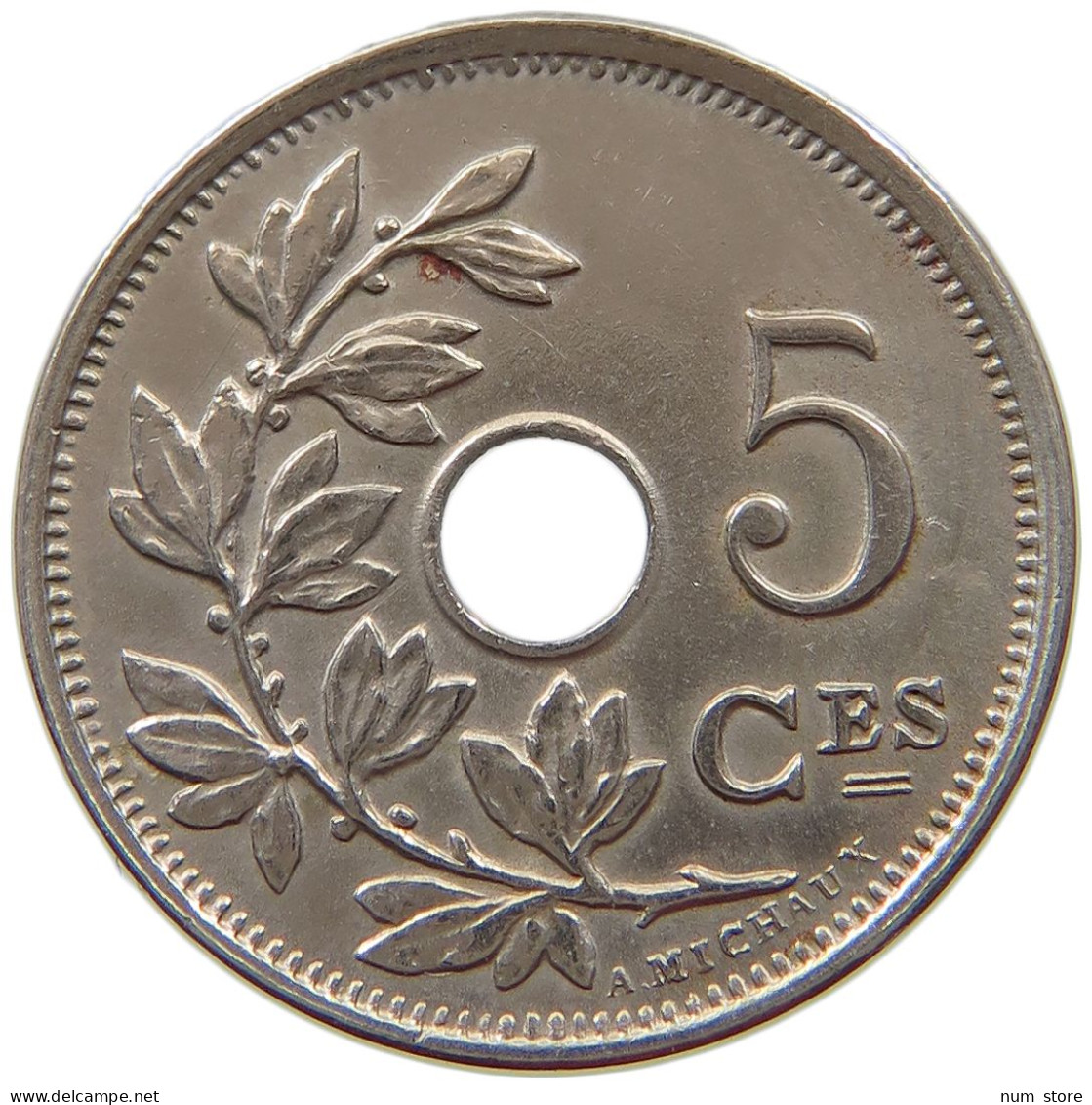 BELGIUM 5 CENTIMES 1913 #a017 0561 - 5 Cent