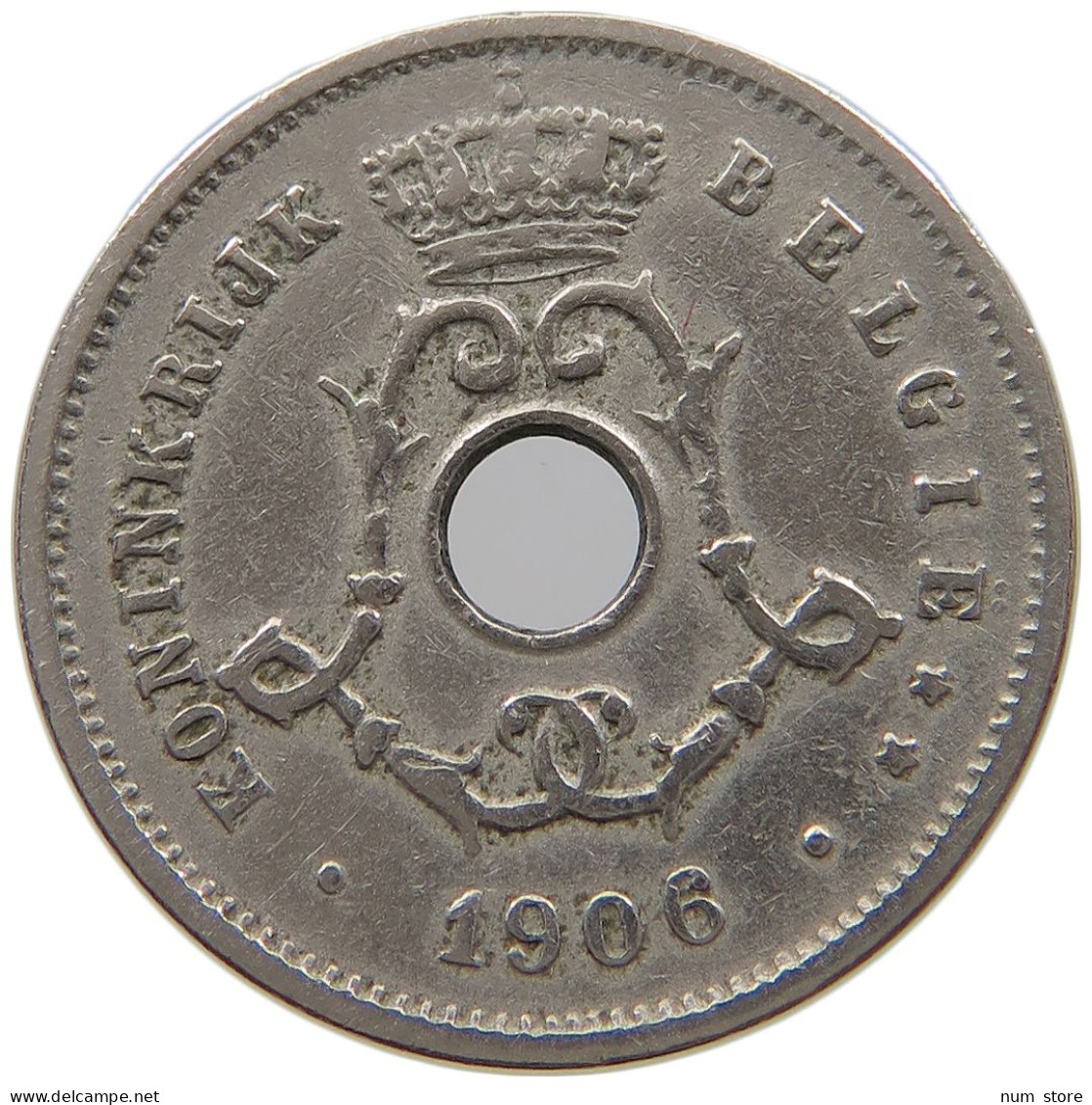 BELGIUM 5 CENTIMES 1906 #a073 0171 - 5 Cents