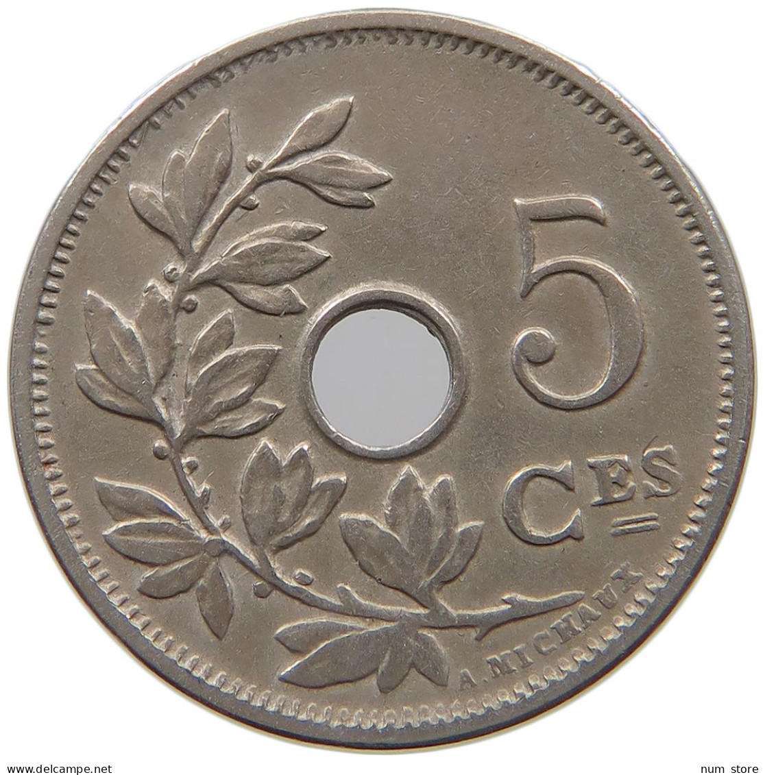 BELGIUM 5 CENTIMES 1906 #a073 0153 - 5 Centimes