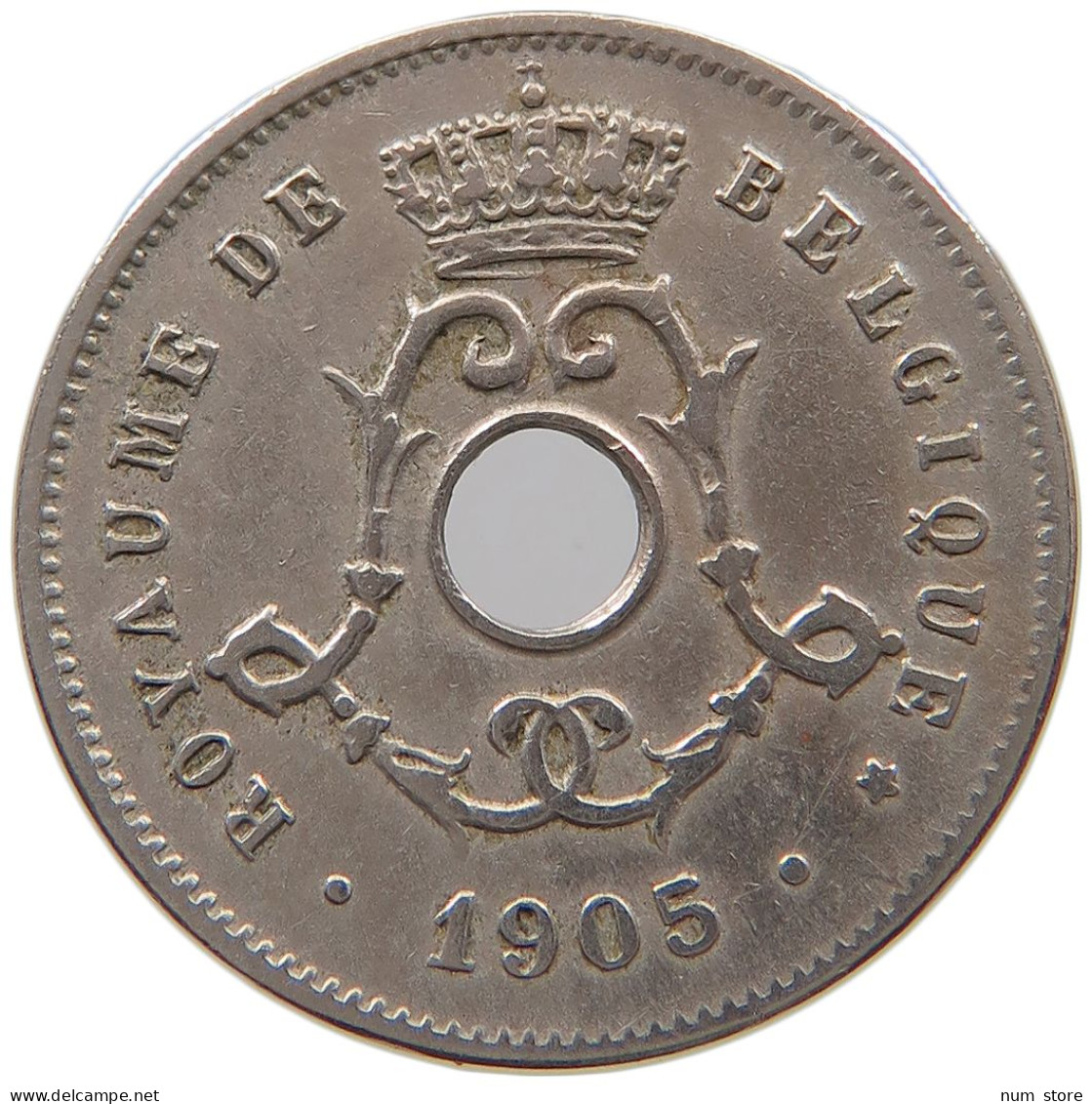 BELGIUM 5 CENTIMES 1905 #a046 0643 - 5 Centimes