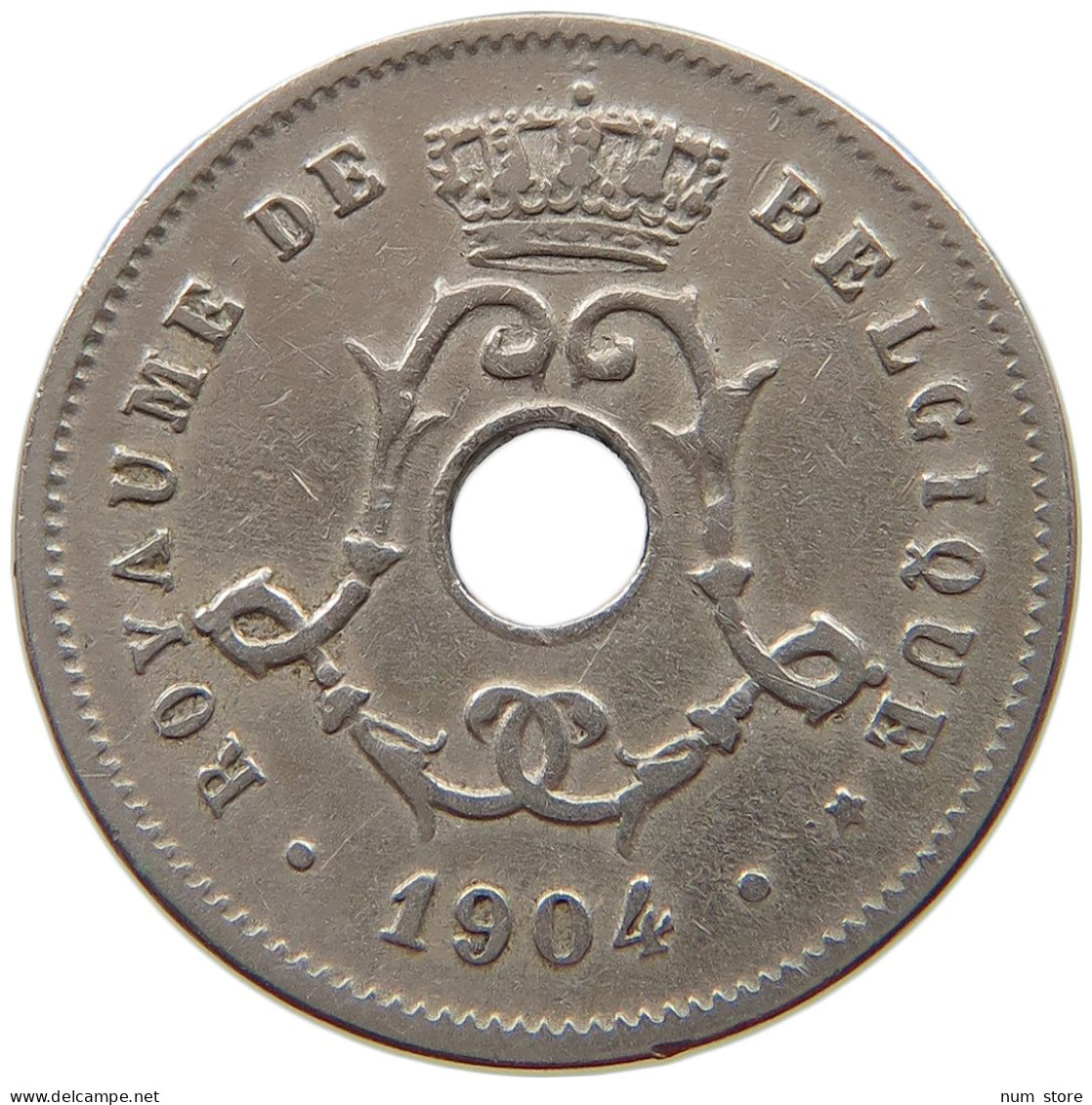 BELGIUM 5 CENTIMES 1904 #a017 1013 - 5 Cents