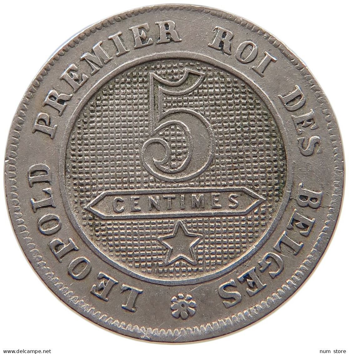 BELGIUM 5 CENTIMES 1863 #c040 0149 - 5 Cent