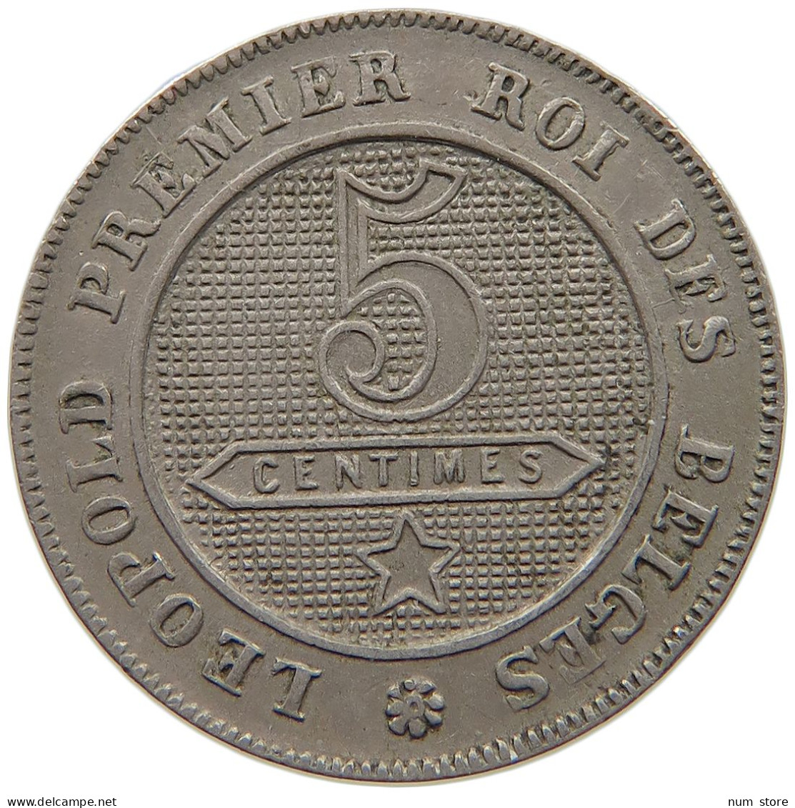 BELGIUM 5 CENTIMES 1863 #c011 0667 - 5 Cent