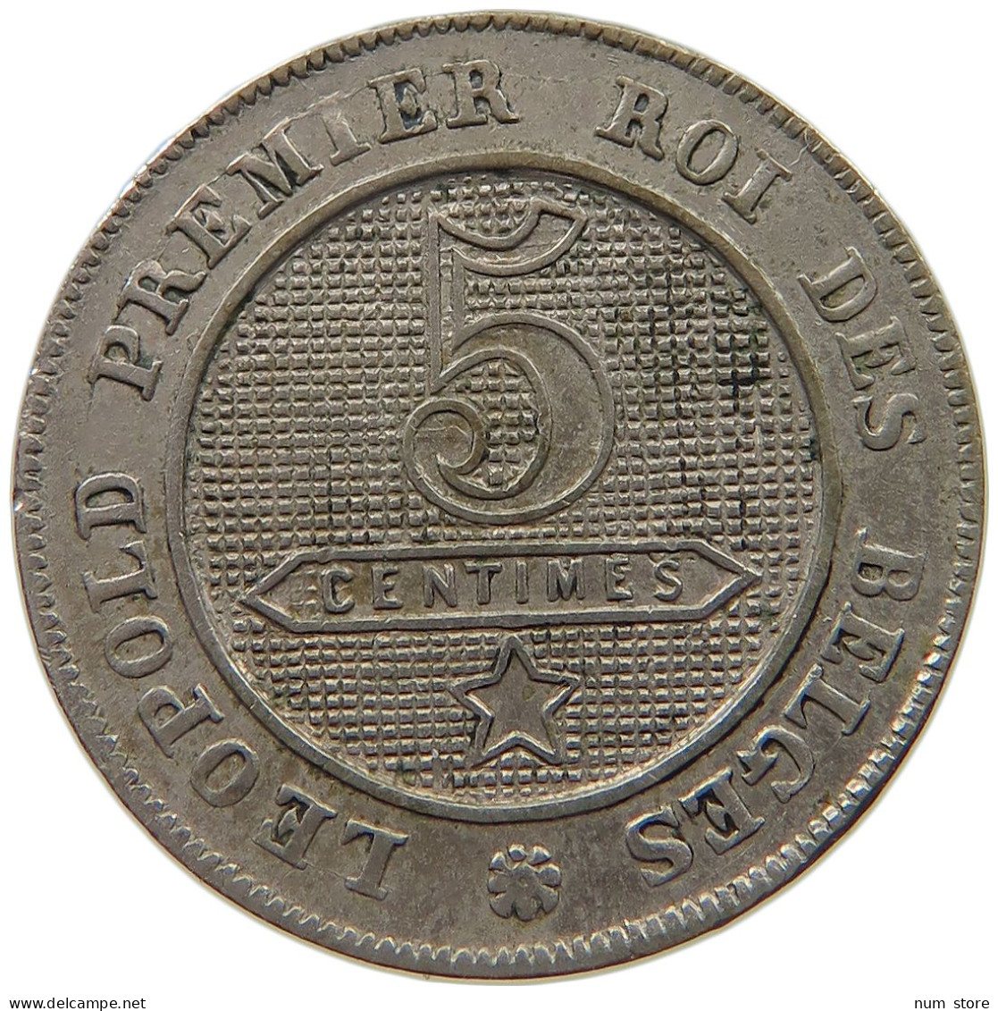 BELGIUM 5 CENTIMES 1861 #c021 0251 - 5 Cent