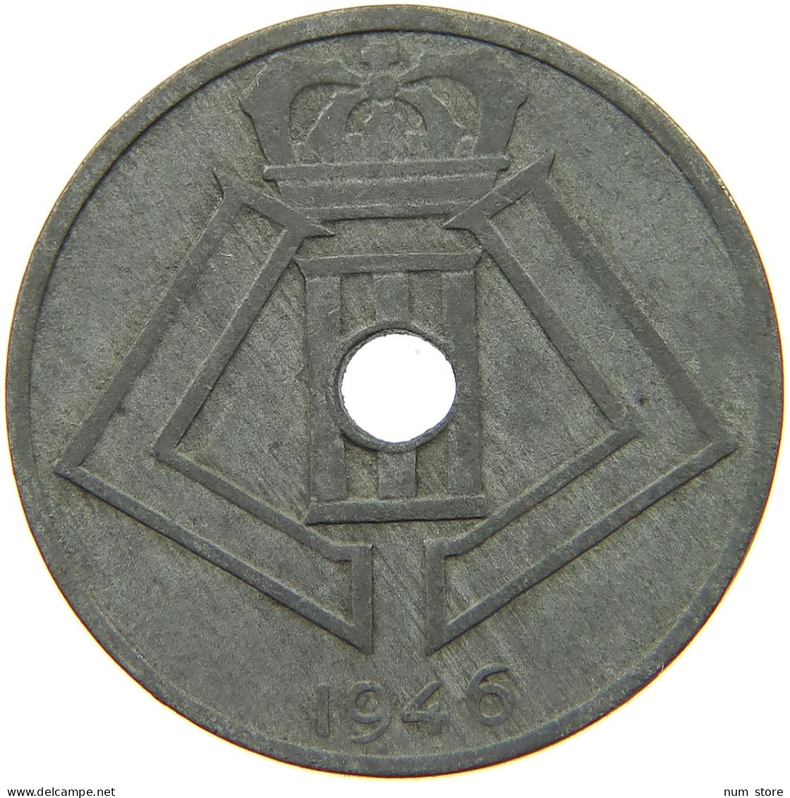 BELGIUM 25 CENTIMES 1946 #c072 0141 - 10 Cents & 25 Cents