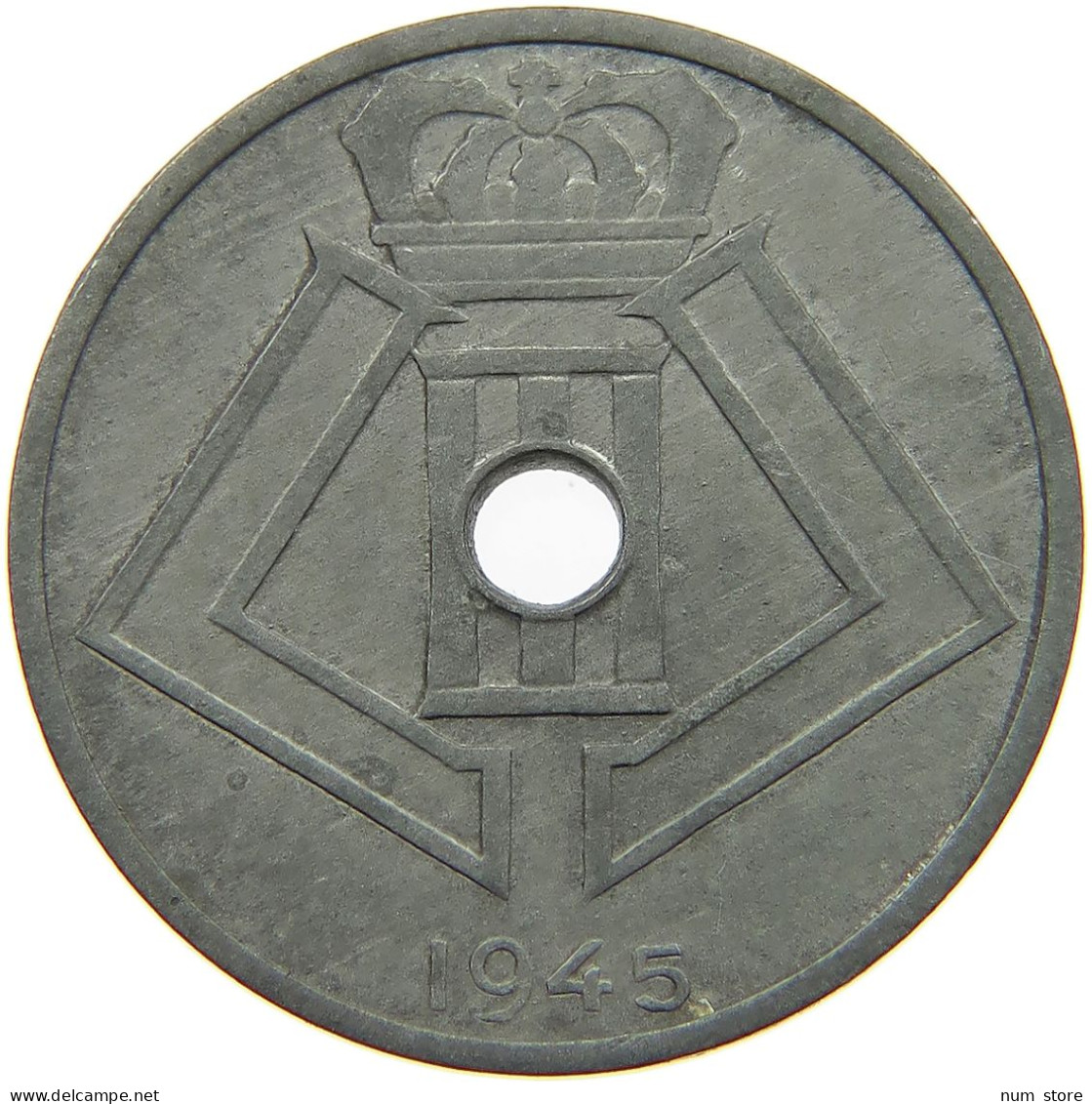 BELGIUM 25 CENTIMES 1945 #a006 0105 - 25 Cents