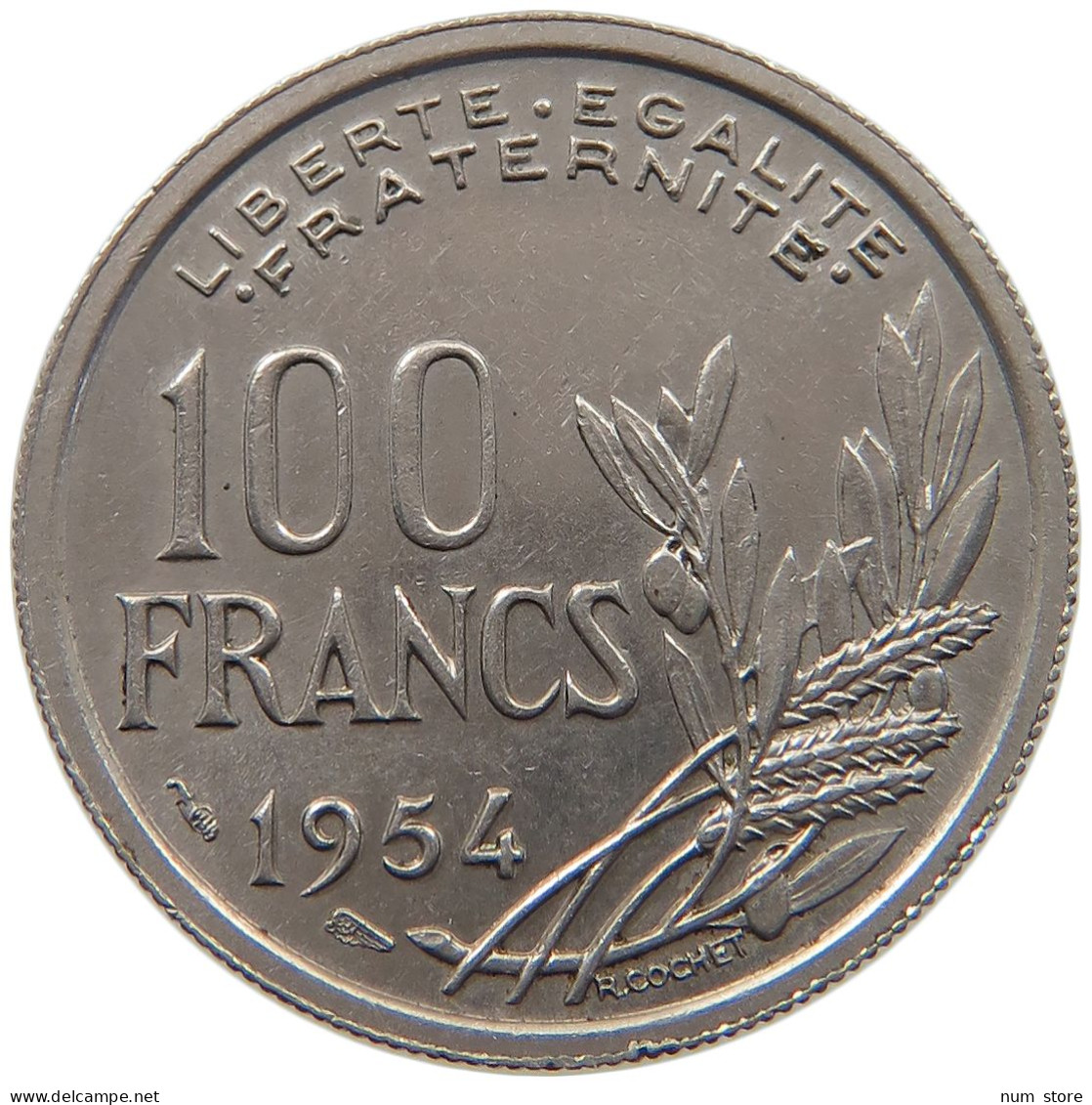 FRANCE 100 FRANCS 1954 #c077 0561 - 100 Francs