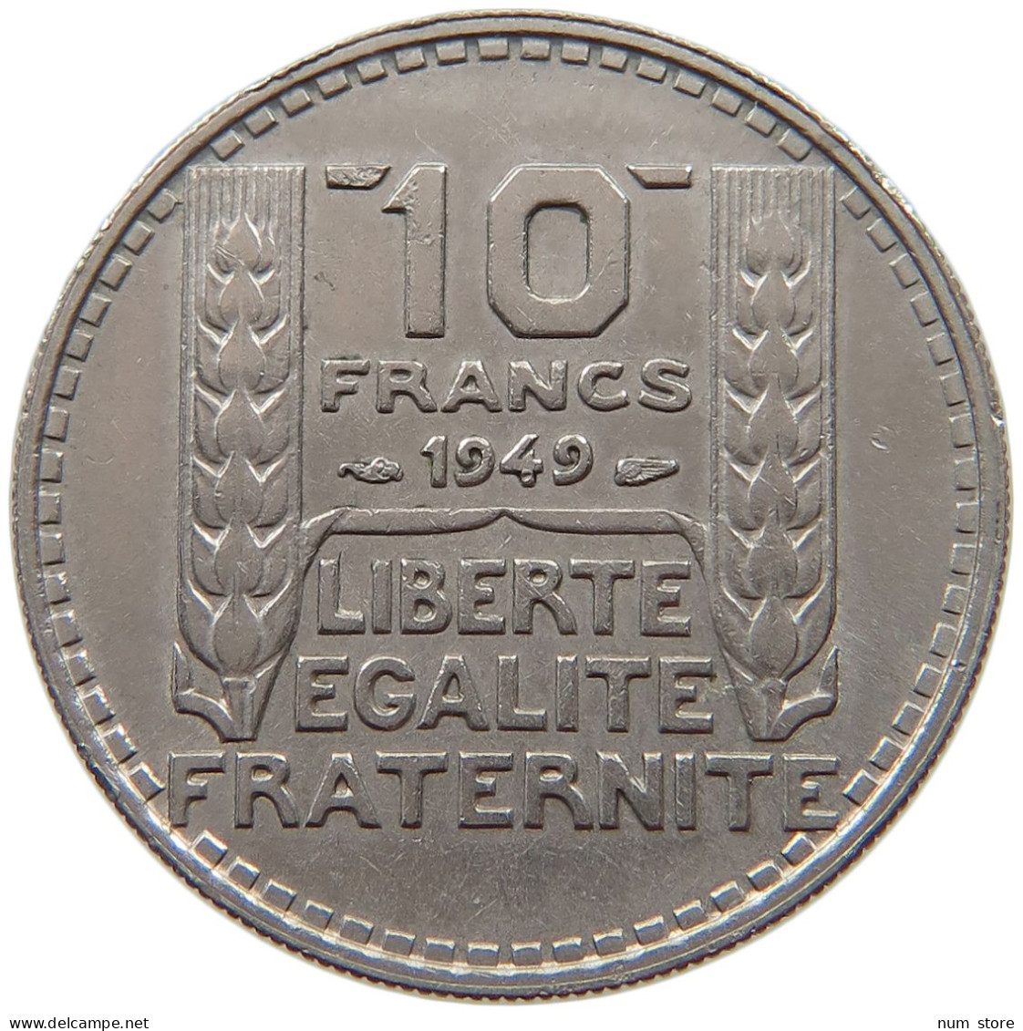 FRANCE 10 FRANCS 1949 #a014 0861 - 10 Francs