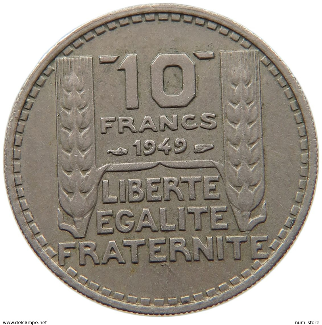 FRANCE 10 FRANCS 1949 #s020 0039 - 10 Francs