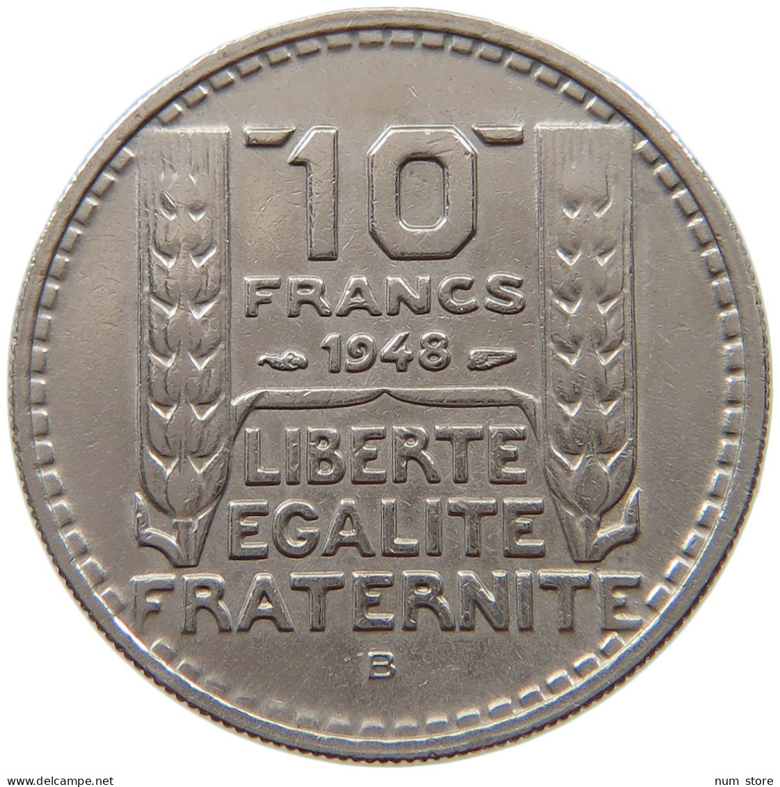 FRANCE 10 FRANCS 1948 B #a014 0853 - 10 Francs