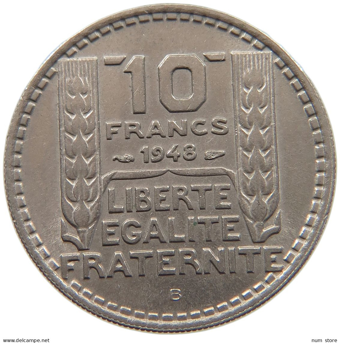 FRANCE 10 FRANCS 1948 B TOP #c077 0433 - 10 Francs