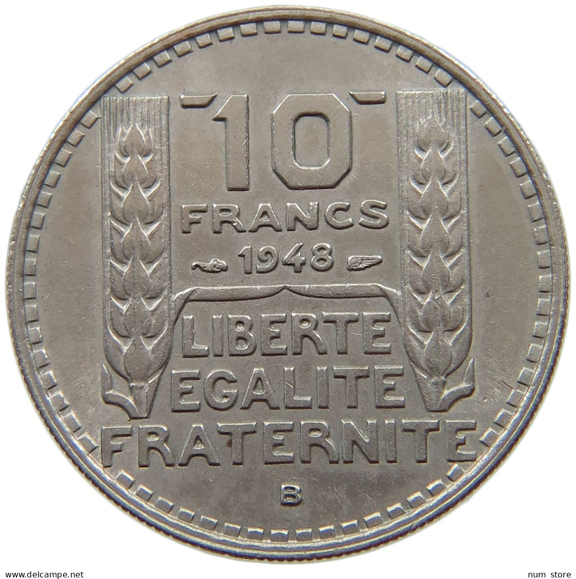 FRANCE 10 FRANCS 1948 B #a015 0701 - 10 Francs