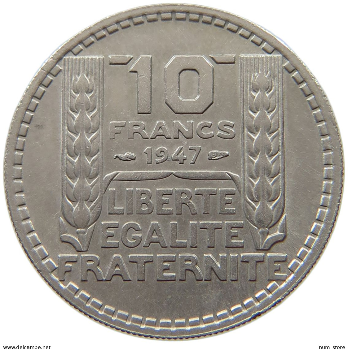 FRANCE 10 FRANCS 1947 #a014 0951 - 10 Francs