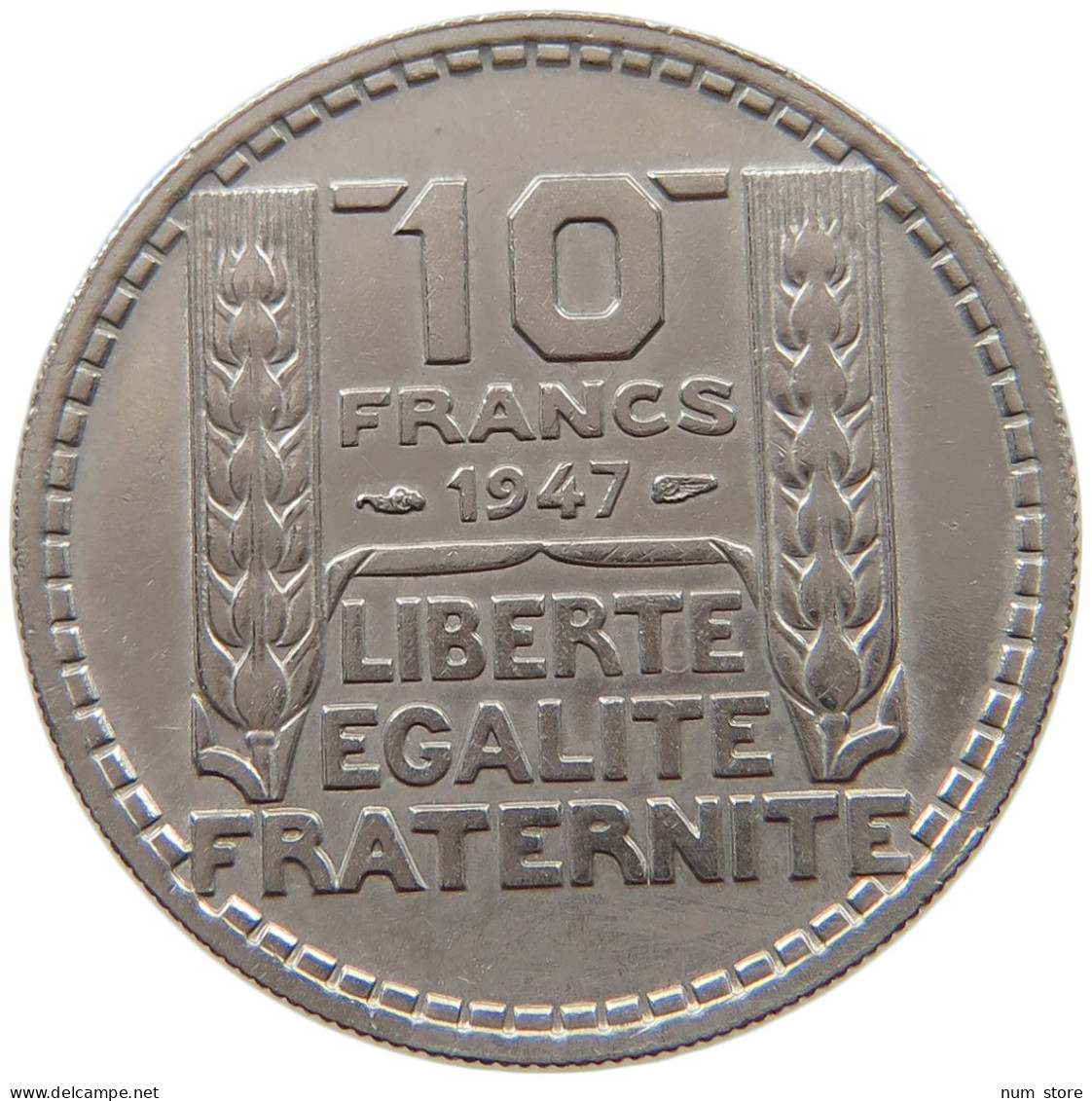 FRANCE 10 FRANCS 1947 #a014 0953 - 10 Francs