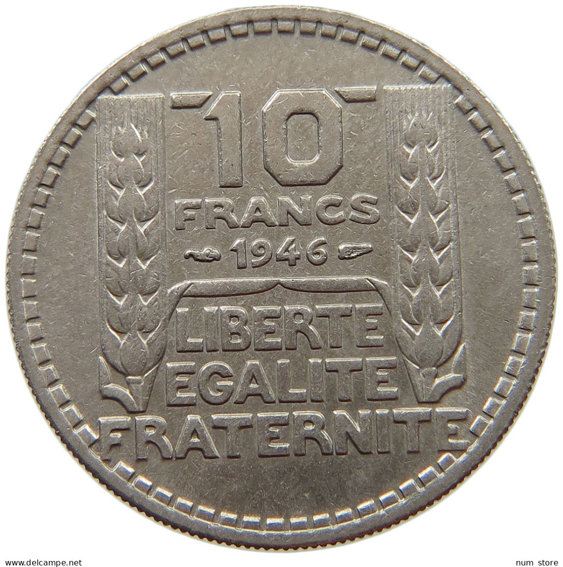 FRANCE 10 FRANCS 1946 #s060 0259 - 10 Francs
