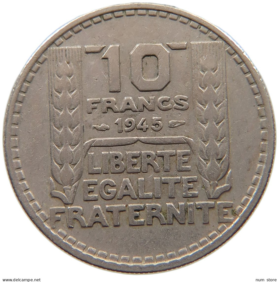 FRANCE 10 FRANCS 1945 #c077 0391 - 10 Francs