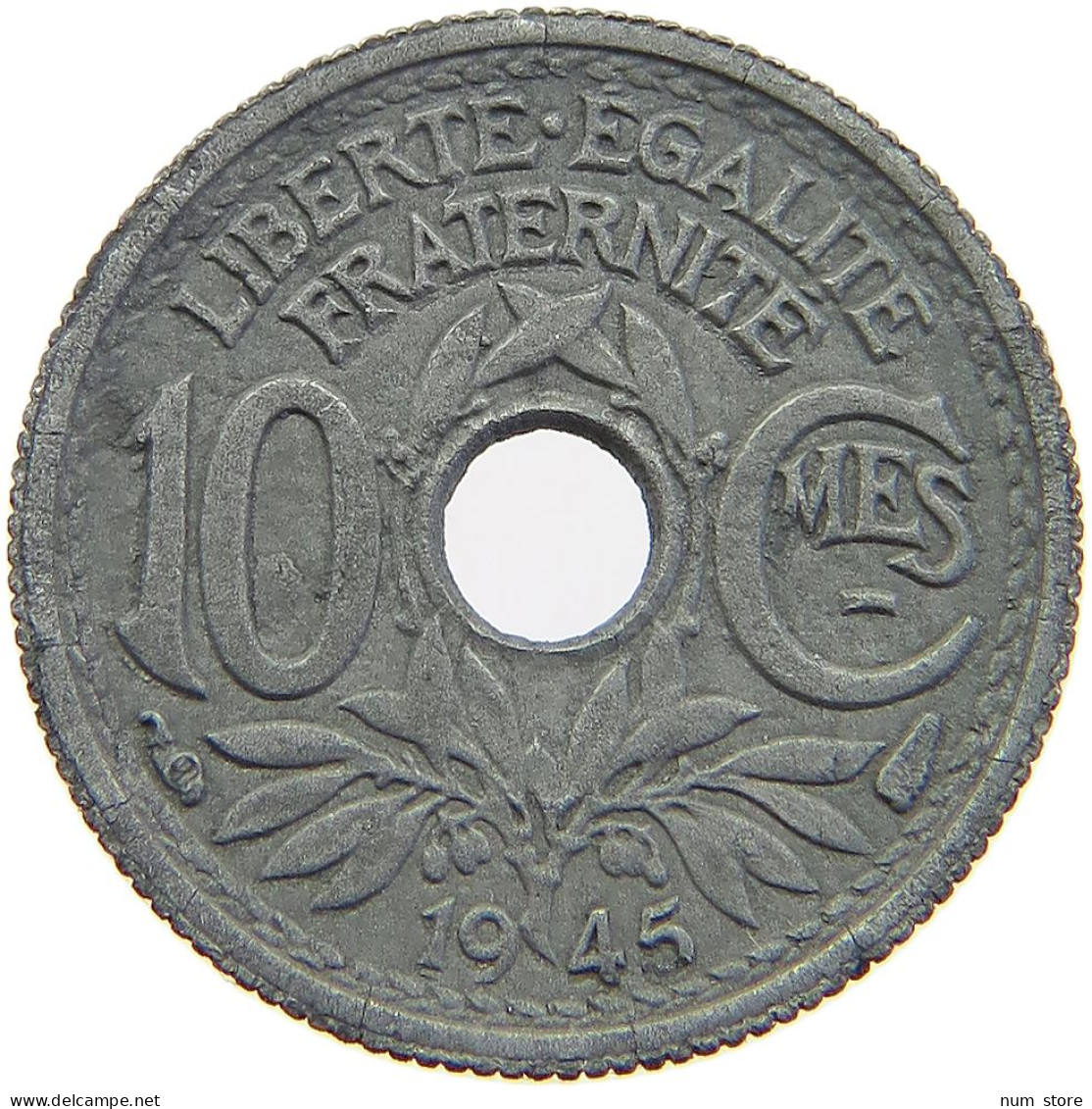 FRANCE 10 CENTIMES 1945 #a074 0379 - 10 Centimes