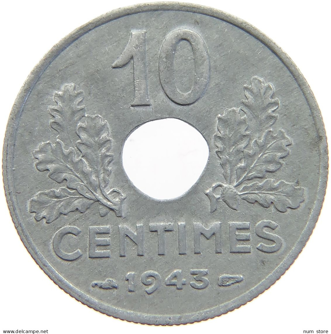 FRANCE 10 CENTIMES 1943 #c052 0603 - 10 Centimes