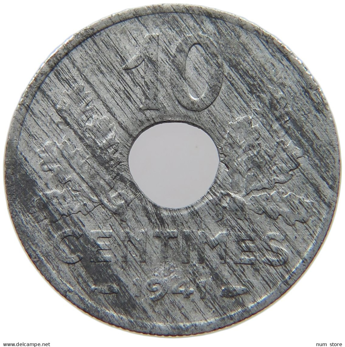 FRANCE 10 CENTIMES 1941 #s069 0579 - 10 Centimes