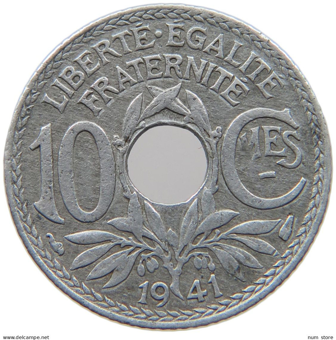 FRANCE 10 CENTIMES 1941 #c030 0175 - 10 Centimes