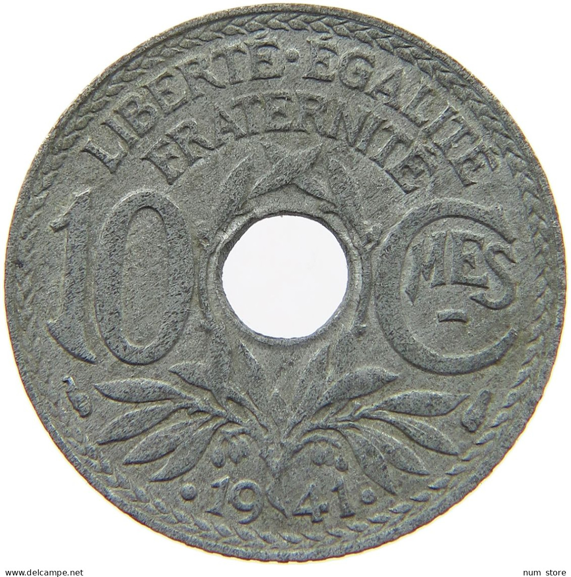 FRANCE 10 CENTIMES 1941 #c007 0247 - 10 Centimes
