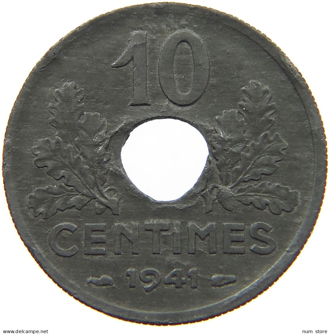 FRANCE 10 CENTIMES 1941 #c007 0245 - 10 Centimes