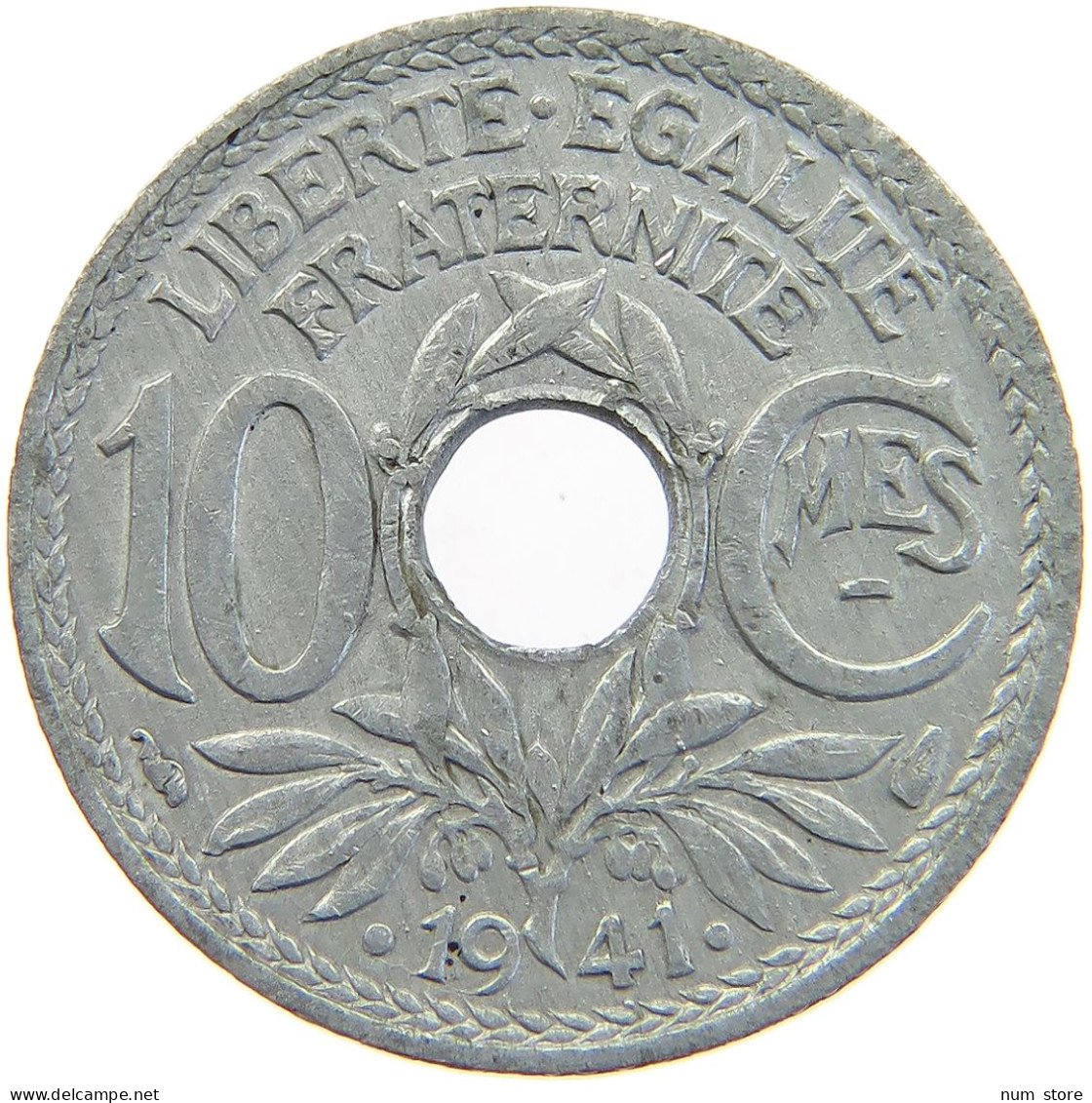 FRANCE 10 CENTIMES 1941 #a049 0609 - 10 Centimes