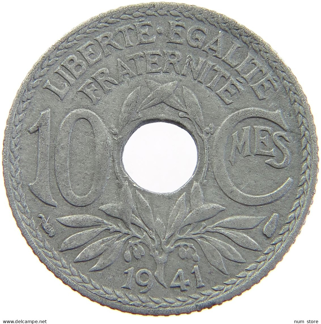 FRANCE 10 CENTIMES 1941 #a074 0415 - 10 Centimes