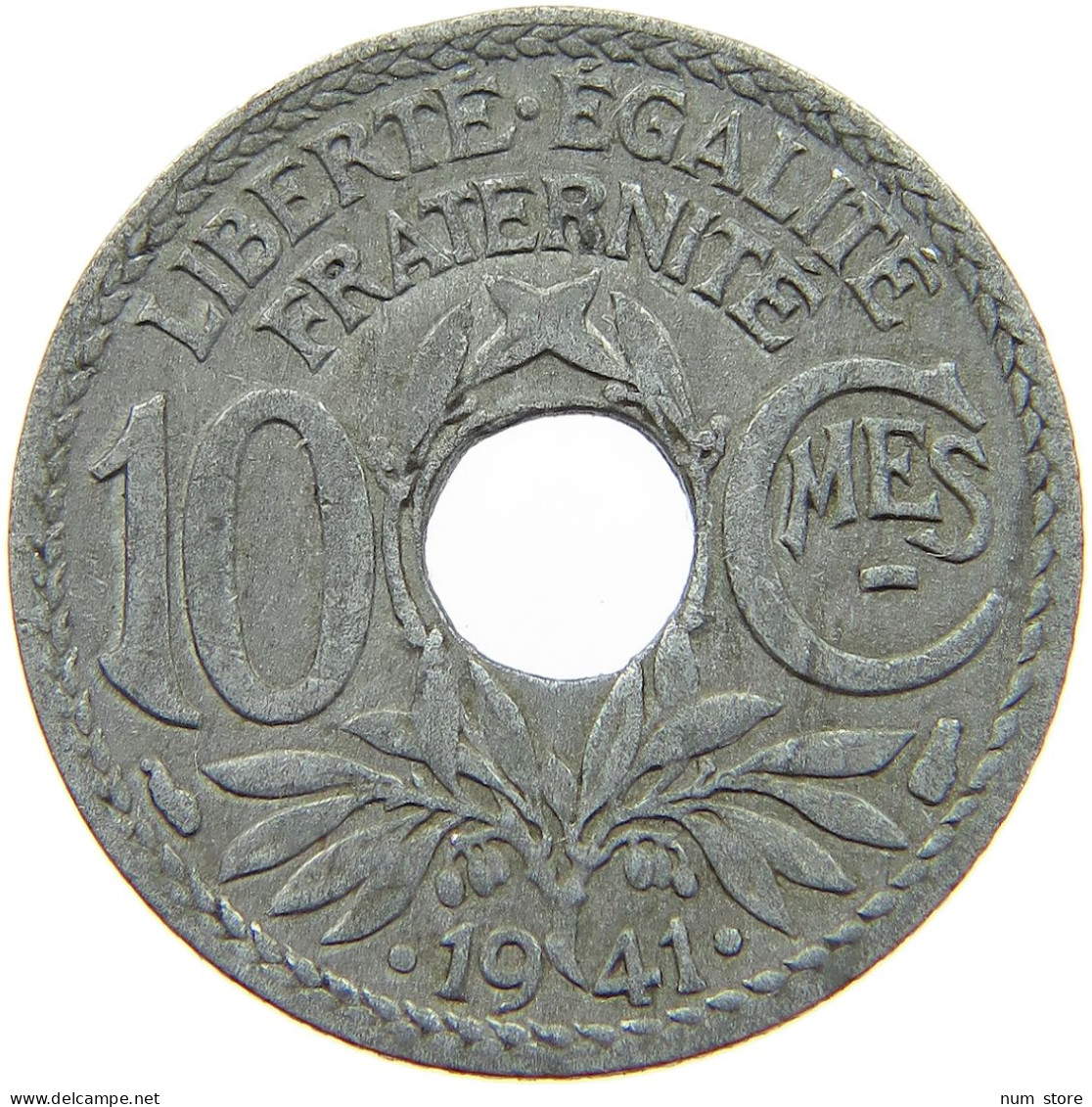 FRANCE 10 CENTIMES 1941 #a005 0881 - 10 Centimes