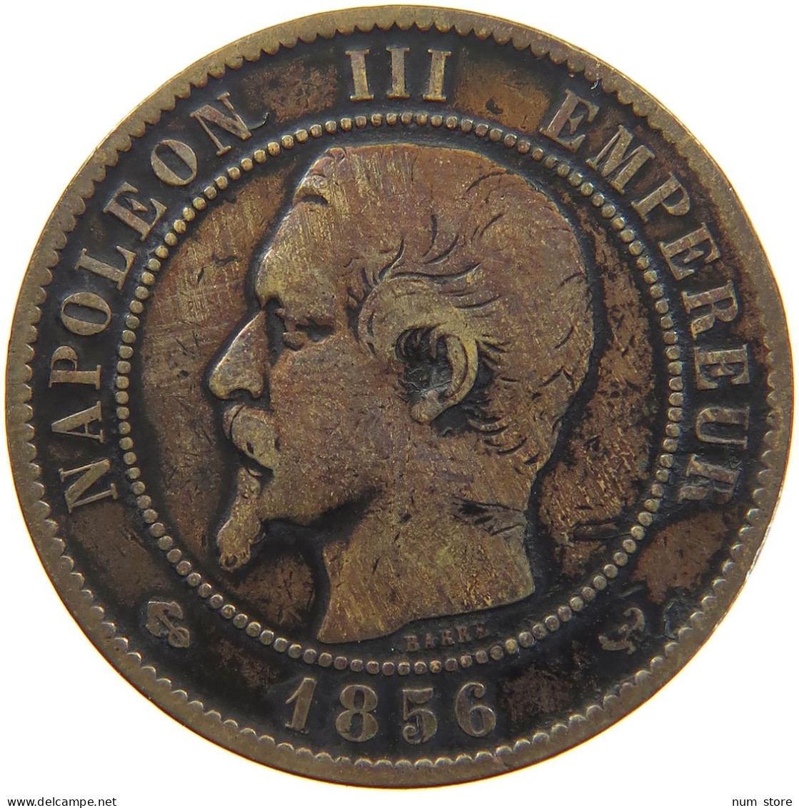 FRANCE 10 CENTIMES 1856 W #c050 0505 - 10 Centimes