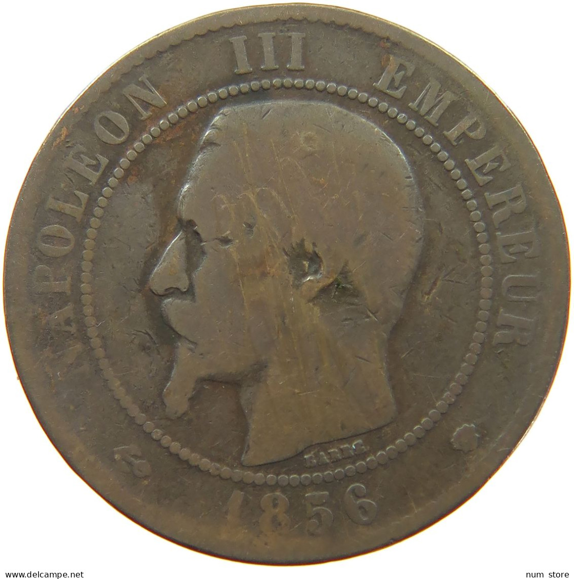 FRANCE 10 CENTIMES 1856 MA #a066 0055 - 10 Centimes