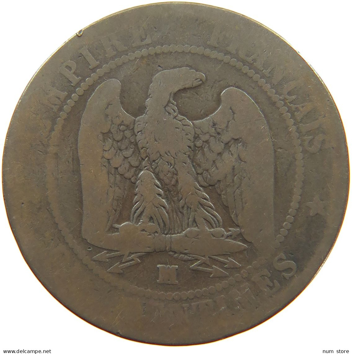 FRANCE 10 CENTIMES 1856 MA #a066 0055 - 10 Centimes