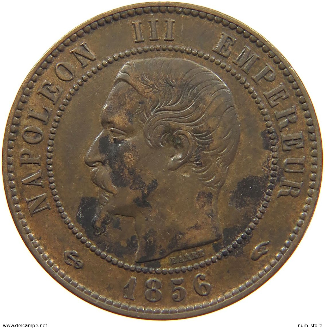 FRANCE 10 CENTIMES 1856 A #c021 0067 - 10 Centimes