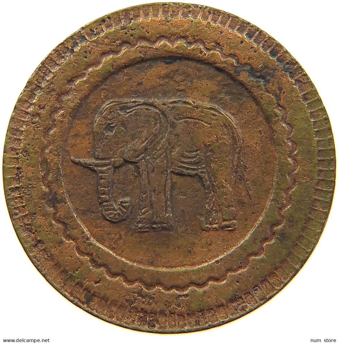 FRANCE 30 CENTIMES CONSOMMER JETON ELEPHANT #a063 0379 - Other & Unclassified