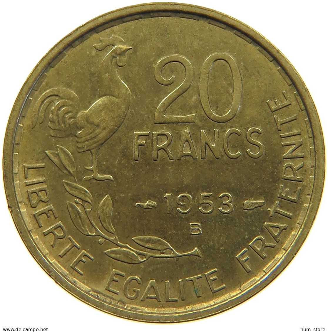 FRANCE 20 FRANCS 1953 B #c033 0135 - 20 Francs