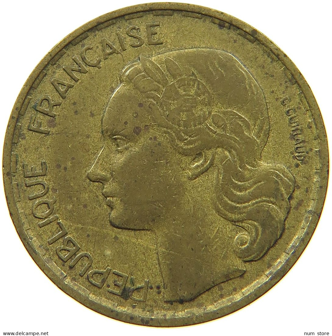 FRANCE 20 FRANCS 1953 #s080 0521 - 20 Francs