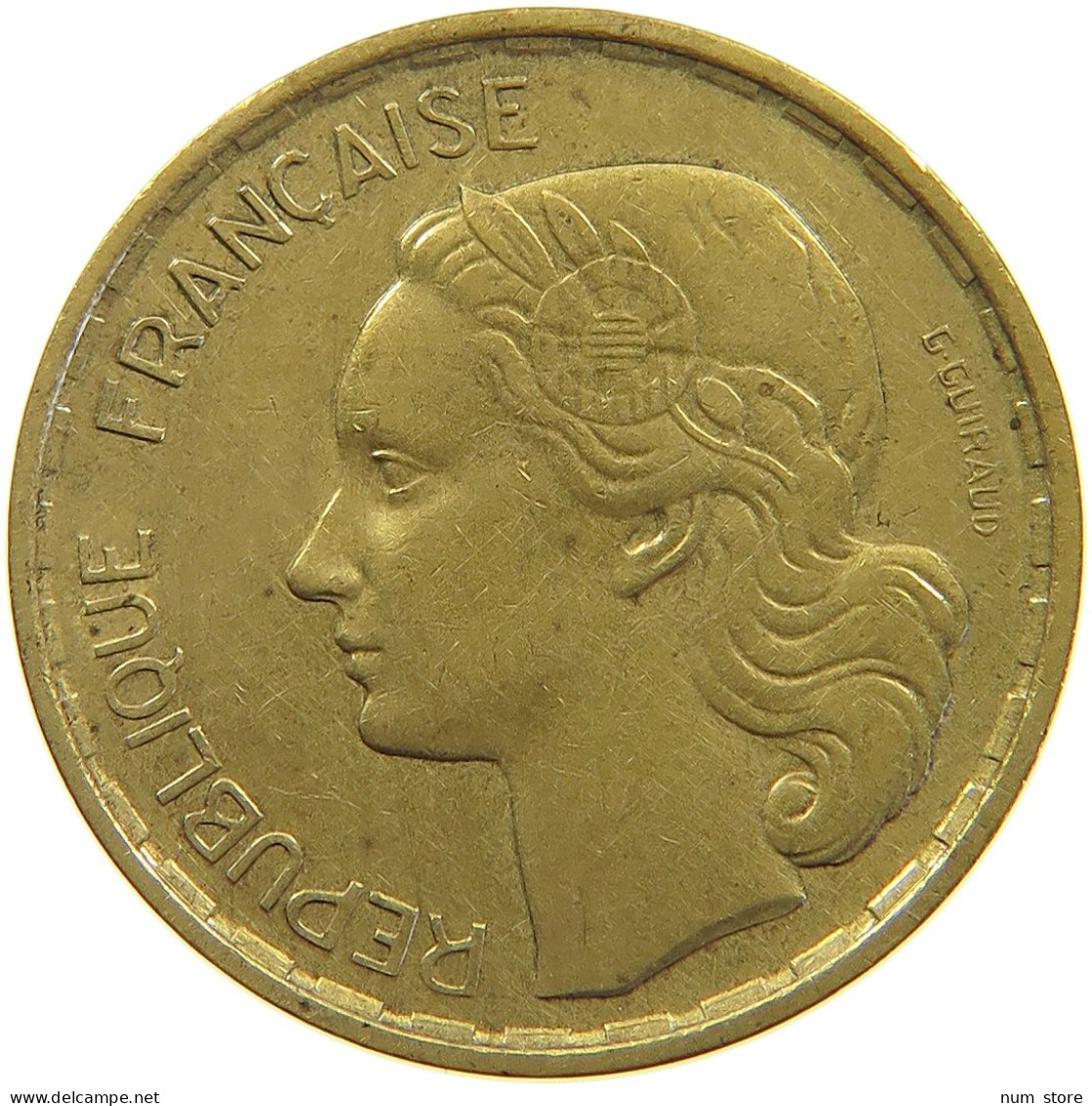 FRANCE 20 FRANCS 1953 B #a060 0081 - 20 Francs