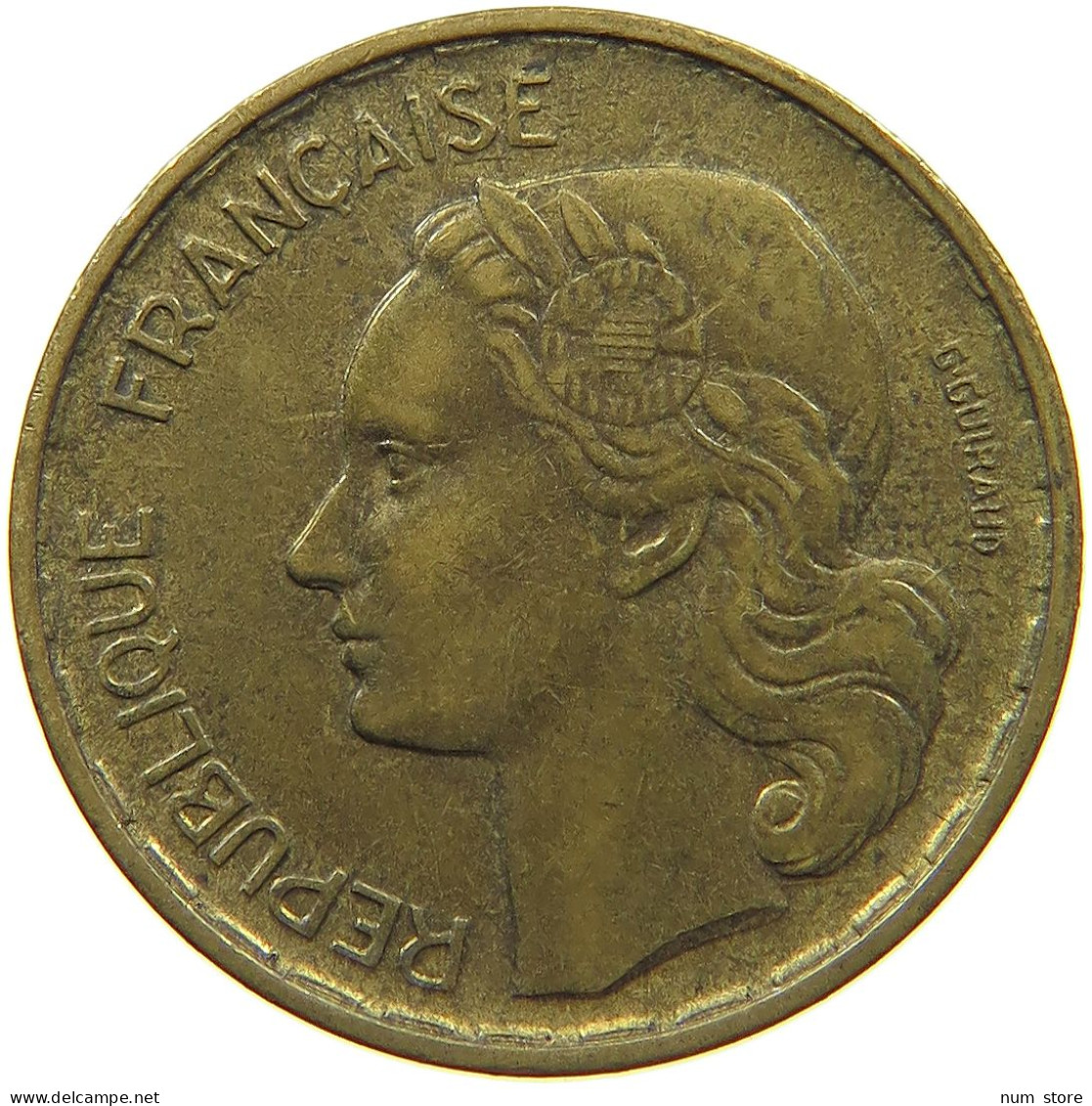 FRANCE 20 FRANCS 1953 #s080 0537 - 20 Francs