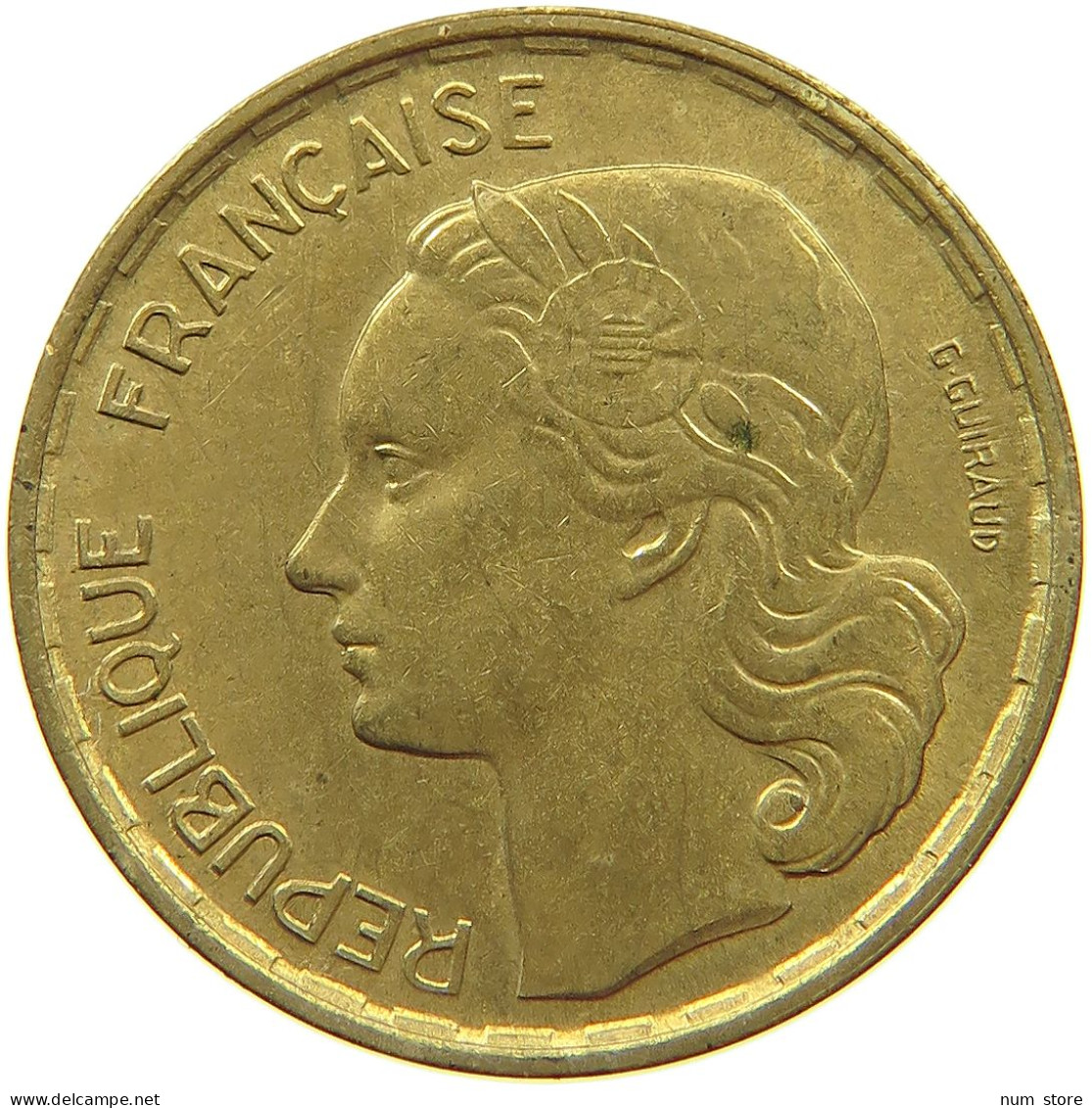 FRANCE 20 FRANCS 1953 #s060 0217 - 20 Francs
